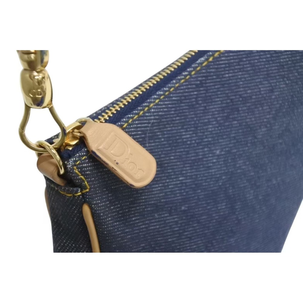 Christian Dior Saddle Bag accessory blue denim - Picture 5 of 10